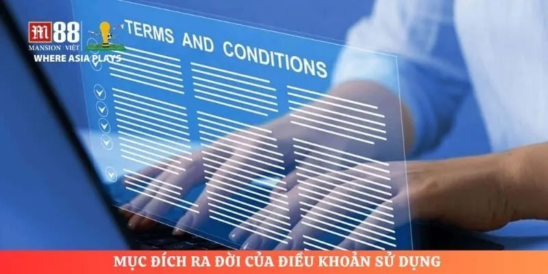 Mục đích ra đời của điều khoản sử dụng