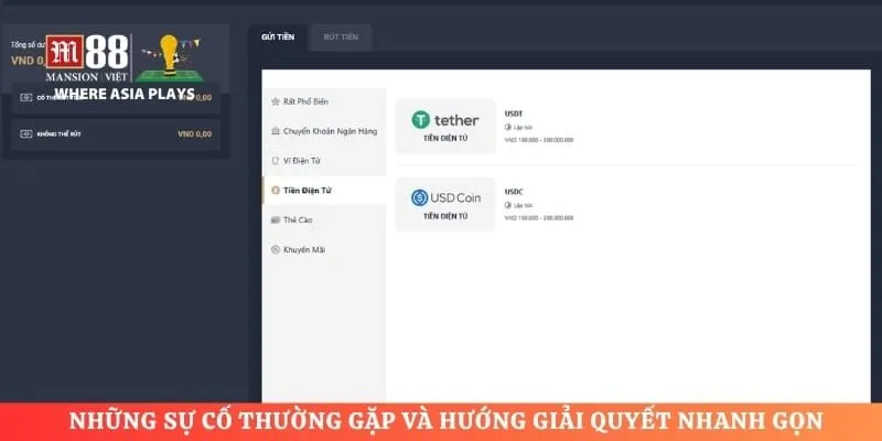 Những sự cố thường gặp và hướng giải quyết nhanh gọn