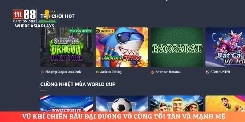 Vũ khí chiến đấu đại dương vô cùng tối tân và mạnh mẽ